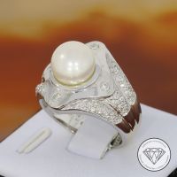 M*178329 Wert 2900,- Perlen Diamant Ring 750 / 18 Karat Gold XXYY Essen - Karnap Vorschau