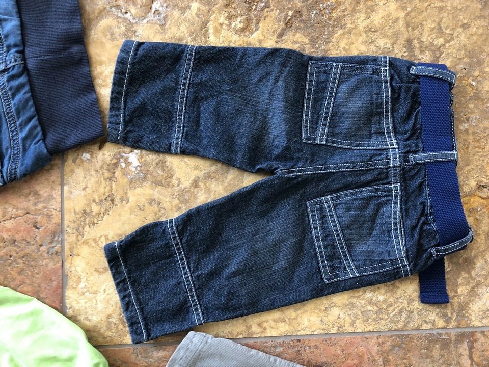 Set 4 Baby Jeans Hosen wNEU 68 74 Häschen Dress C&A Okay DopoDopo in Salzwedel