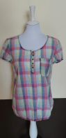 Kurzarm-Bluse ~ S. OLIVER ~ Gr. 38 ~ Karo ~ washed-out ~ TOP! Hessen - Schaafheim Vorschau