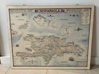"Hispaniola" alte Karte der Karibik als Poster auf Holz Stuttgart - Stuttgart-West Vorschau