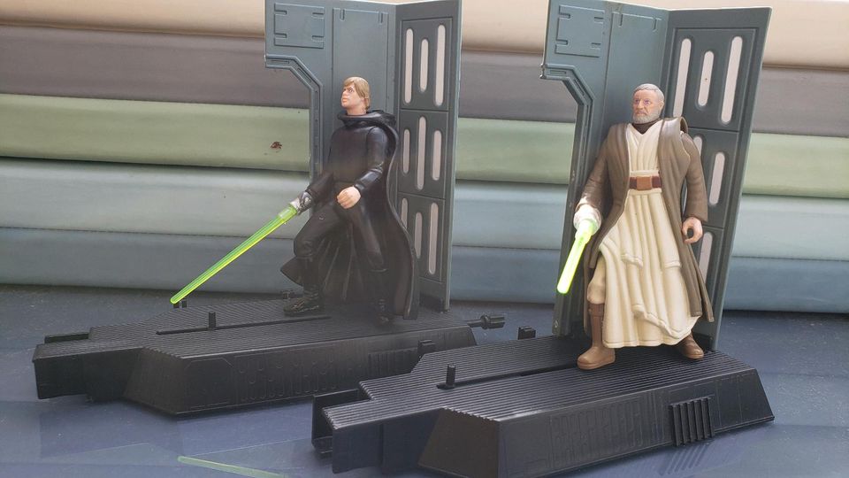 Hasbro Star Wars FX Figuren Luke und Obi-Wan in Hamburg