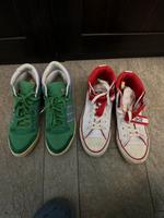 Converse All Star chucks , Leder weiß Adidas, grün, 39 Niedersachsen - Wardenburg Vorschau
