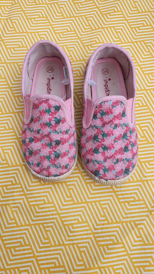 Stoffschuhe 26 Mädchen rosa lidl in Biebelnheim