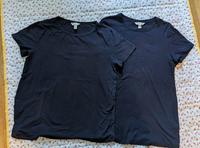 2 Umstandsshirts H&M Mama L dunkelblau T-Shirt Schwangerschaft Bayern - Augsburg Vorschau