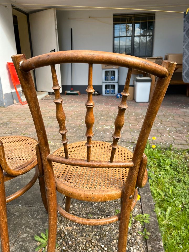 Caféhaus Stühle, Wiener Geflecht, Vintage in Lauterbach (Hessen)