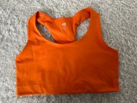 H&M Sport BH Bustier Crop Top orange Oberteil Shirt L Berlin - Spandau Vorschau