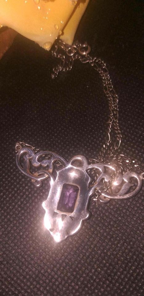 Juwelo Amethyst Silbercollier,Artnr:1867VW,Vintage, Antik, Gothic in Berlin