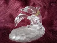Crystal d'Arques Glasfigur Delfine / Skulptur / Figur / Deko Bayern - Traunreut Vorschau
