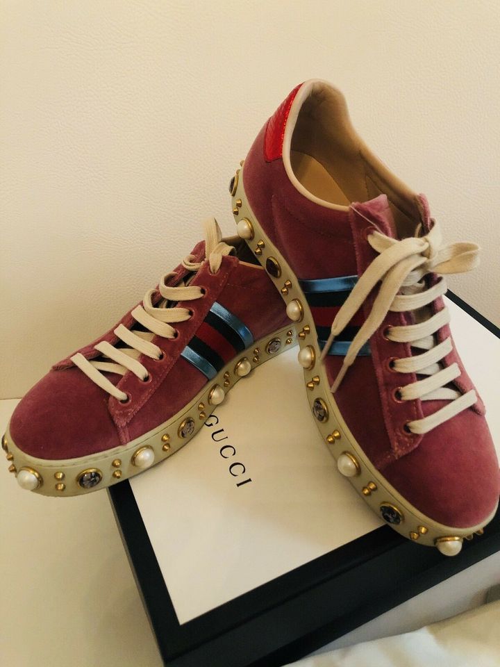 Gucci ACE Sneaker Schuhe Steine 38 38,5 39 rosa Perlen w Neu in Mitte -  Tiergarten | eBay Kleinanzeigen ist jetzt Kleinanzeigen