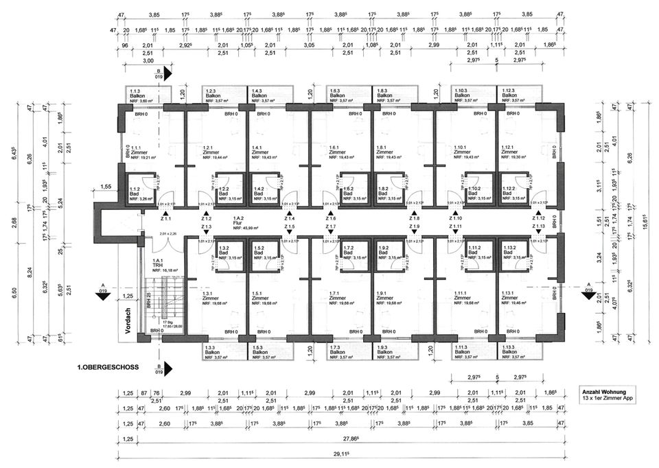 Gelegenheit! Bereits projektiertes Grundstück für 30 Single-Apartments und 19 Einstellplätzen in OL in Oldenburg