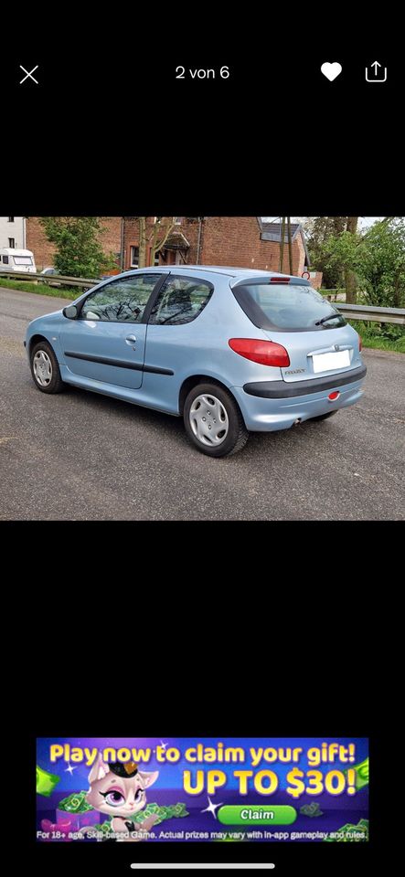 Peugeot 206 in Köln