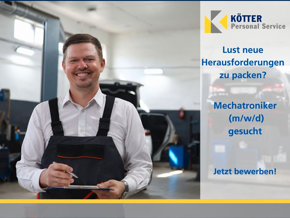 JOB: Mechatroniker (m/w/d) in Mülheim a. d. Ruhr | ab 17€/Std in Essen