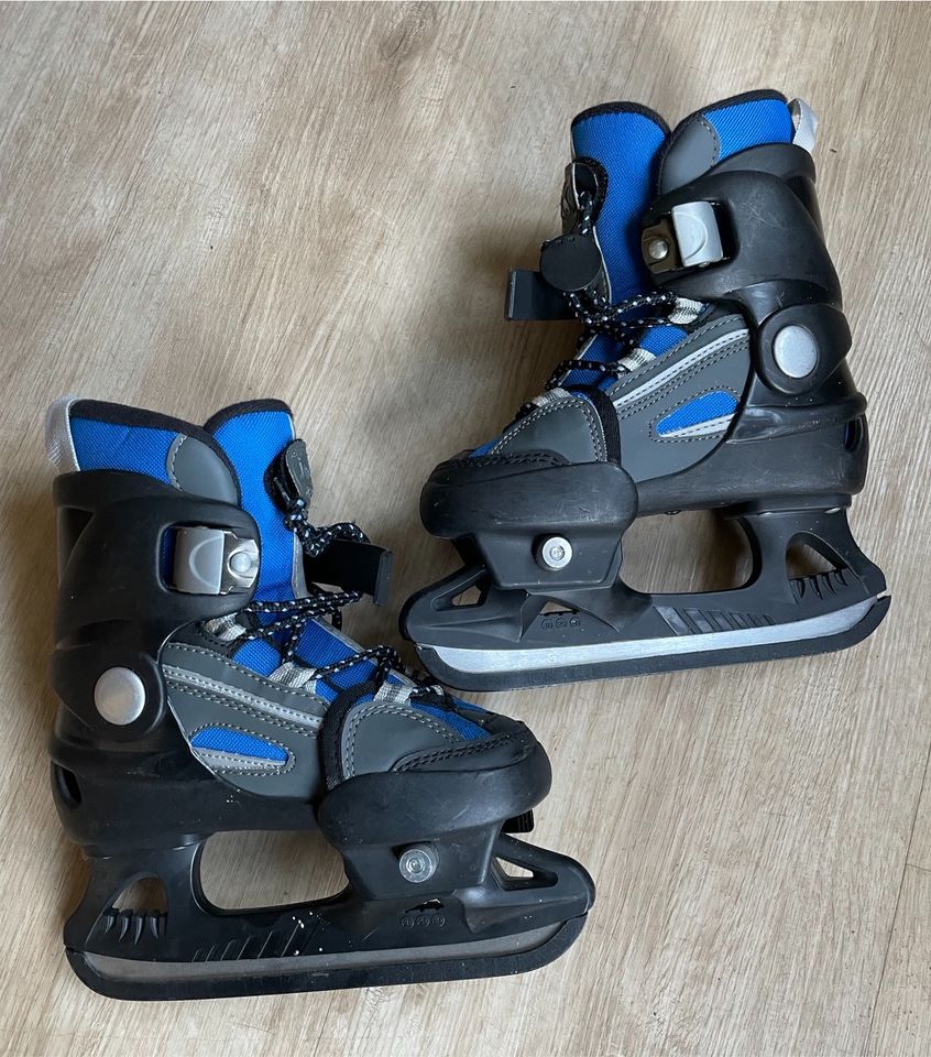 Schlittschuhe Kinder 28-30 Hudora schwarz blau in Brandenburg an der Havel