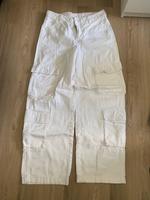 H&M Cargo Jeans Wide weiß 38 Hessen - Ehringshausen Vorschau