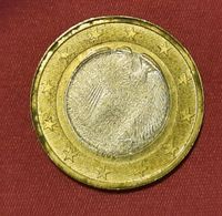 1 Euro Münze 2002 Fehlprägung Rheinland-Pfalz - Wallhalben Vorschau