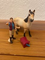 Schleich Pferd mit Frau und Putzkasten Bayern - Gerzen Vorschau