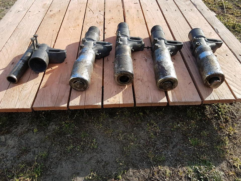 MZ RT 125 Stoßdämpfer Achsfaust Achsaufnahme Federung in Planebruch