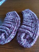 Bananensocken /Couchsocken/rotmeliert Herzogtum Lauenburg - Ratzeburg Vorschau