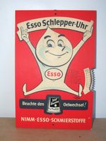 Esso Schlepper - Uhr Werkstattschild Werbung Esso-Männchen Niedersachsen - Ostercappeln Vorschau