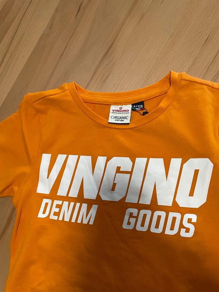 Vingino T-Shirt Gr. 128 neu mit Etikett in Nonnweiler