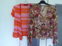 Comma River Woods Bluse Wickelshirt orange pink 34 36 Blumen Dortmund - Persebeck Vorschau