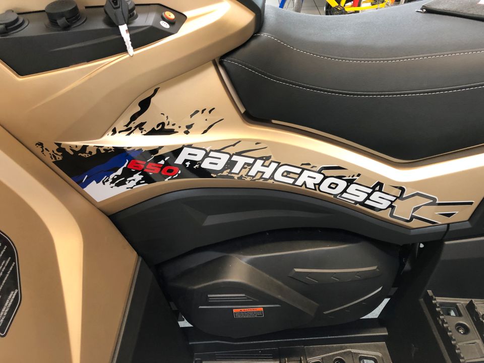 ODES PATHCROSS 650 ccm 53PS 39KW V2 LWB GOLD MATT Quad UTV ATV in Waldmohr