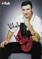 Autogrammkarte mit original Signatur ++ VITALI KLITSCHKO ++ Bayern - Deuerling Vorschau