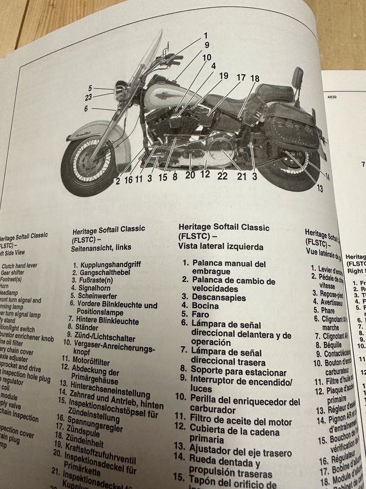 Harley Davidson FL FLHR FX Fahrerhandbuch Reparaturanleitung in Bremen