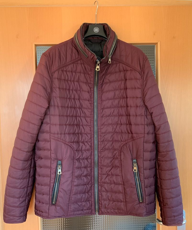 Steppjacke - Gate One - Herren- Bluson  – weinrot  Gr. 50/L in Sindelfingen