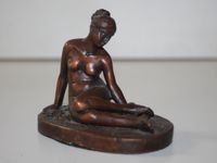 Sitzender weiblicher Akt Bronze Figur Skulptur Museumsreplik Baden-Württemberg - Ahorn Vorschau