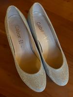 Gabor Pumps Silber Glitzer Gr. 3 1/2 (36) Abschlussfeier Ball Niedersachsen - Bohmte Vorschau