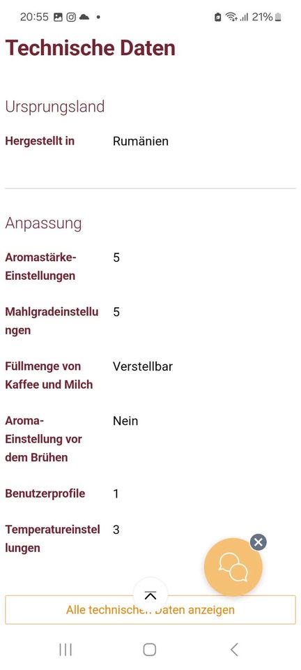 Philips Vollautomat EP5310/10 defekt in Edemissen