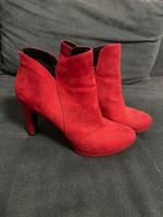 Verkaufe rote Stiefeletten Schleswig-Holstein - Gettorf Vorschau