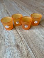 Windlicht - Glas - orange - 4er Set Sachsen-Anhalt - Stendal Vorschau