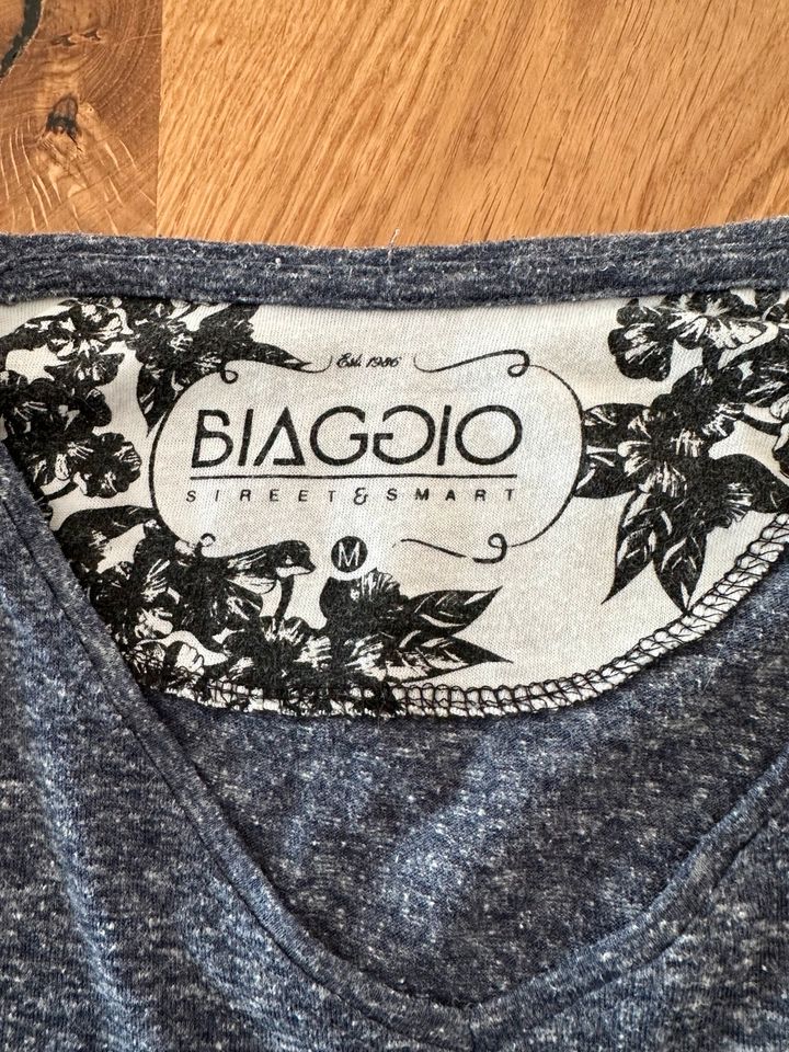 Biaggia Sweatshirt Pullover Blau grau Größe M neuwertig in Karlskron