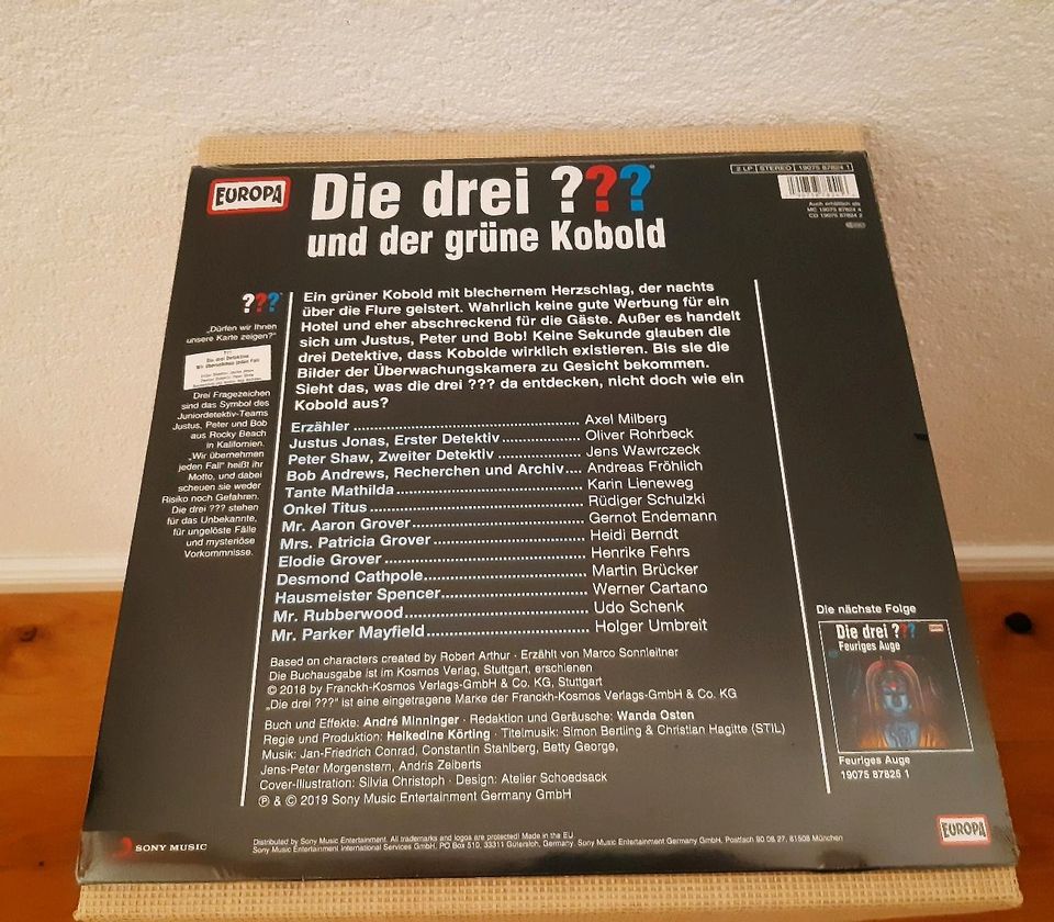 Die drei Fragezeichen Folge 199 Vinyl LP NEU OVP Hörspiel Platte in Erligheim