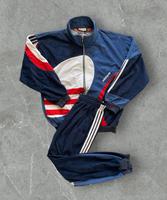 Adidas 80 s Velour Trainingsanzug Sportanzug Blau Weiß Rot Gr. M Bonn - Bonn-Zentrum Vorschau