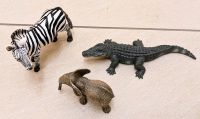 Schleich Tierfiguren Set Zebra, Elefantenjunges, Krokodil Sachsen - Kirchberg Vorschau