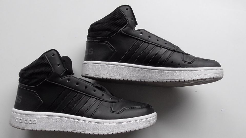 Adidas Sneakers High, schwarz - Größe 38,5 - Leder - TOP in Bad Münstereifel