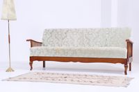 Chippendale Schlafsofa | Vintage Sofa Couchbett Antik Day Bed Couch 3 sitzer Tagesbett Retro Braun Beige Berlin - Tempelhof Vorschau