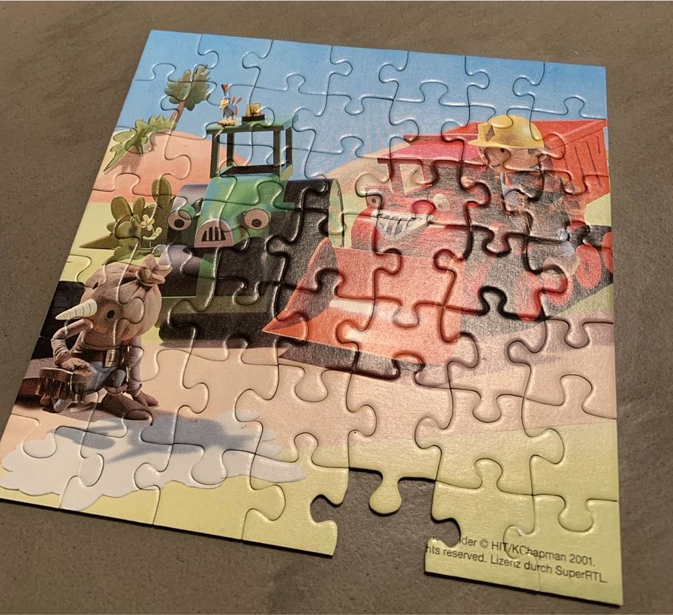 Drei Puzzle Bob der Baumeister- 3x 49 Teile in München