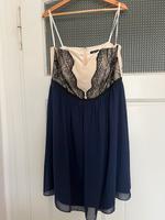 Cocktailkleid blau/gold Midi Düsseldorf - Pempelfort Vorschau