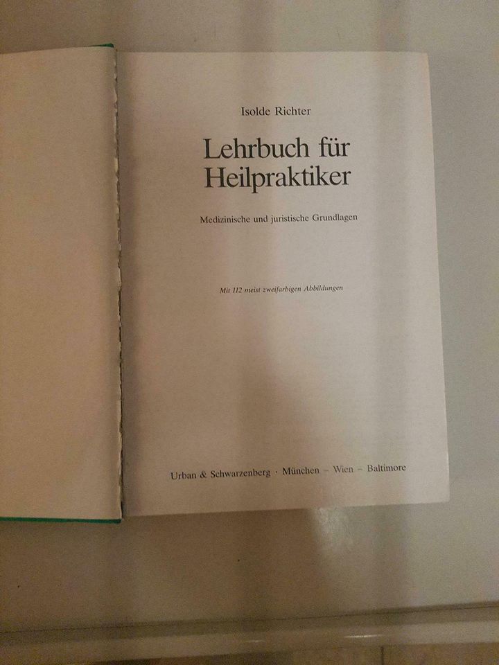 Lehrbuch für Heilpraktiker isolde richter in Obergünzburg