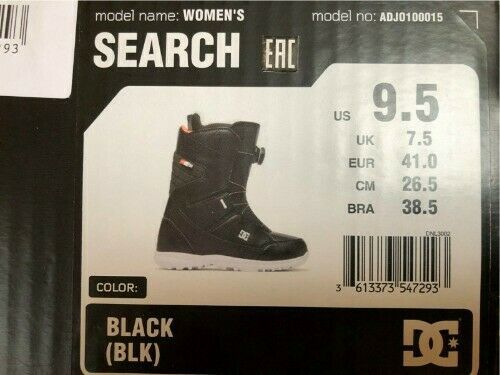 DC Snowboard Softboots WMS SEARCH - US 9,5 - Neu & OVP - No.135 in Centrum