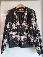 Jacke schwarz mit Blumen Gr. XL Bayern - Weißenburg in Bayern Vorschau