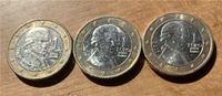 3x1 Euro Münze Wolfgang Amadeus Mozart 2002, 2010 und 2011 Bayern - Warngau Vorschau