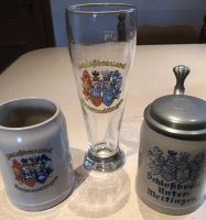 Bierkrüge und Weizenglas Schlossbrauerei Untermeitingen Bayern - Eckental  Vorschau