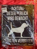 Blechschild Hund neu 24 x20 cm Köln - Köln Merheim Vorschau