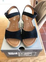 Gabor comfort Keilsandalen neu dunkelblau Wildleder Gr. 37 Niedersachsen - Hardegsen Vorschau