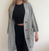 graue Strickjacke/Cardigan von ZARA Knit Größe S mit Wolle Aachen - Aachen-Mitte Vorschau